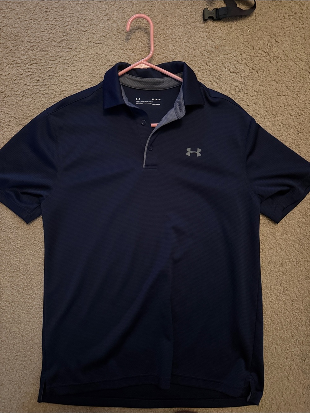 Under Armour Men's Navy Blue Performance Polo